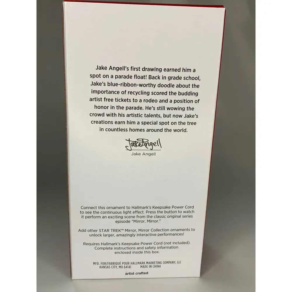 Hallmark Christmas Ornament 2021 Star Trek Mirror First Officer Spock